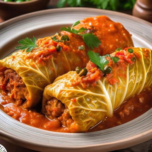 Vegan Stuffed Cabbage Rolls