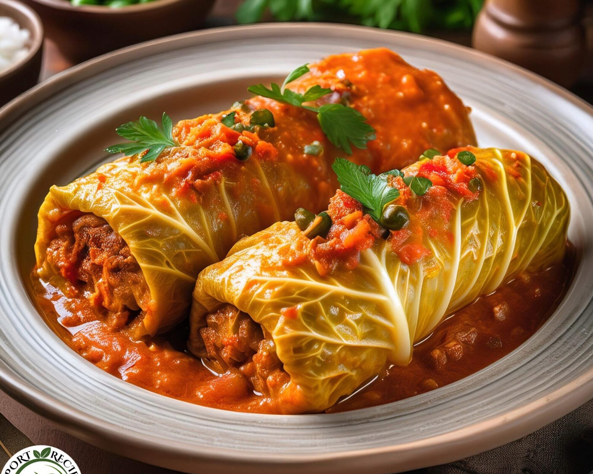 Vegan Stuffed Cabbage Rolls