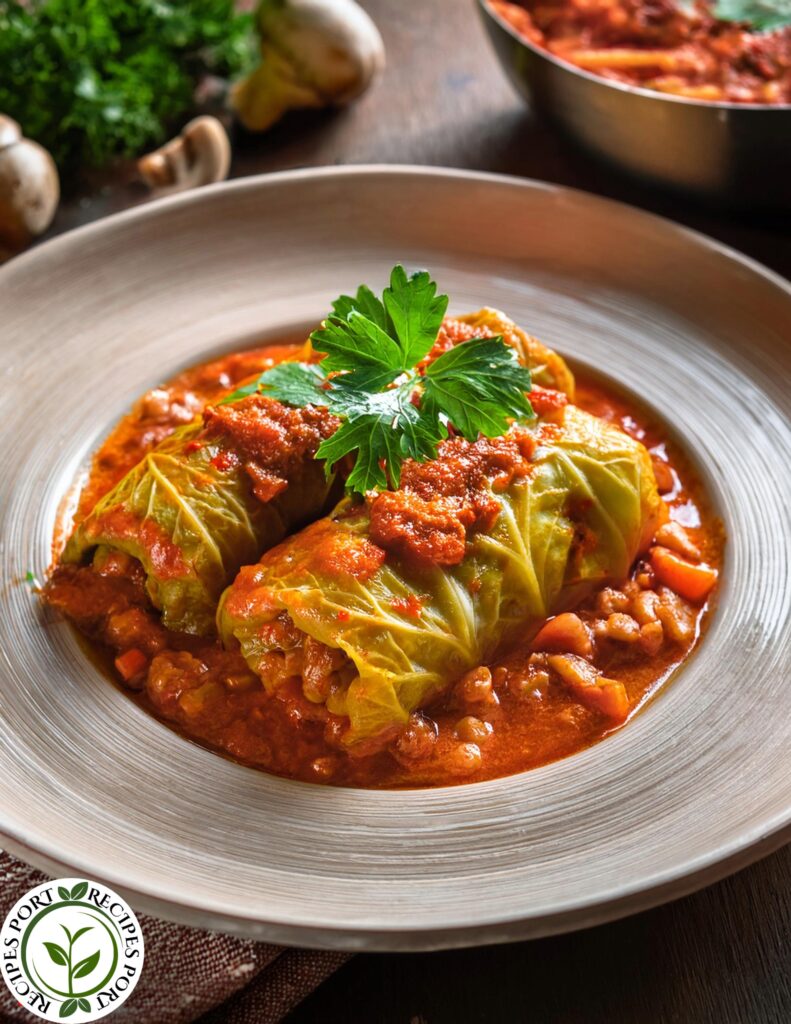 Vegan Stuffed Cabbage Rolls