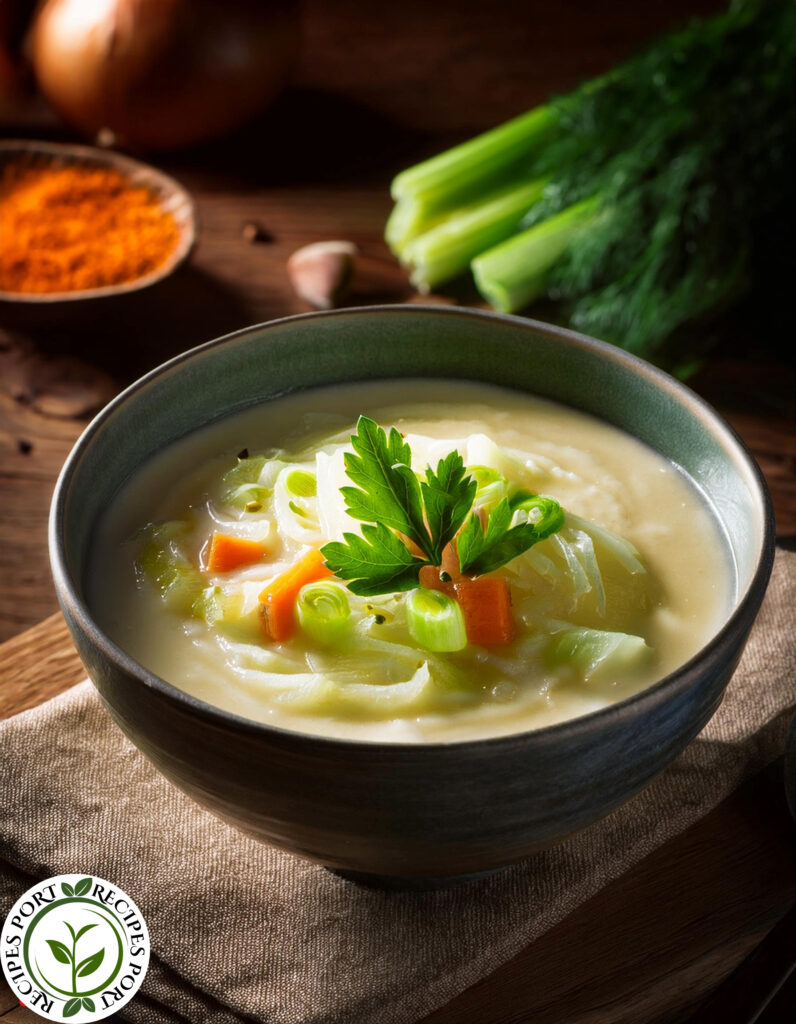 Creamy Vegan Cabbage Soup