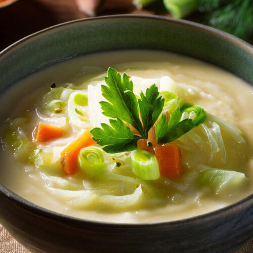 Creamy Vegan Cabbage Soup