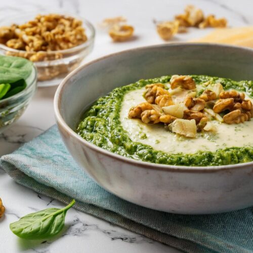 Creamy Walnut and Spinach Pesto Recipe