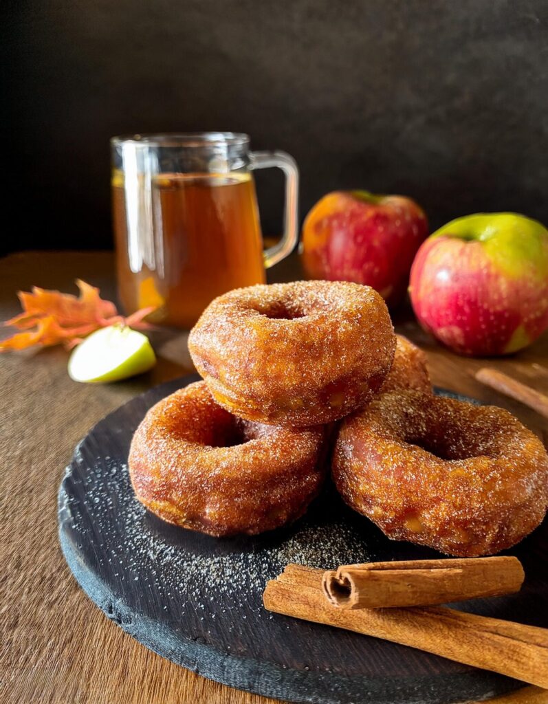 Spiced Apple Cider Donuts