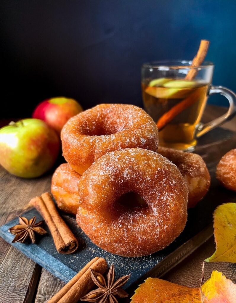 Spiced Apple Cider Donuts