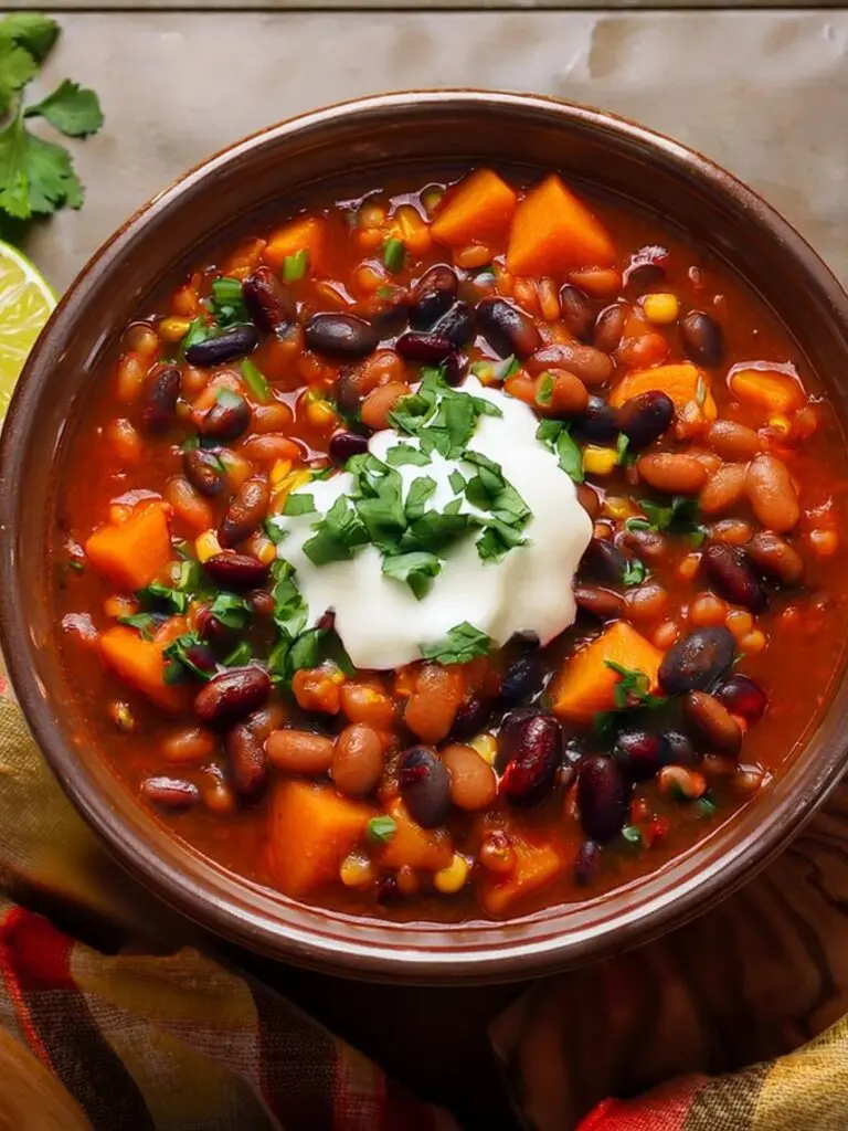 Sweet Potato and Black Bean Chili Recipe