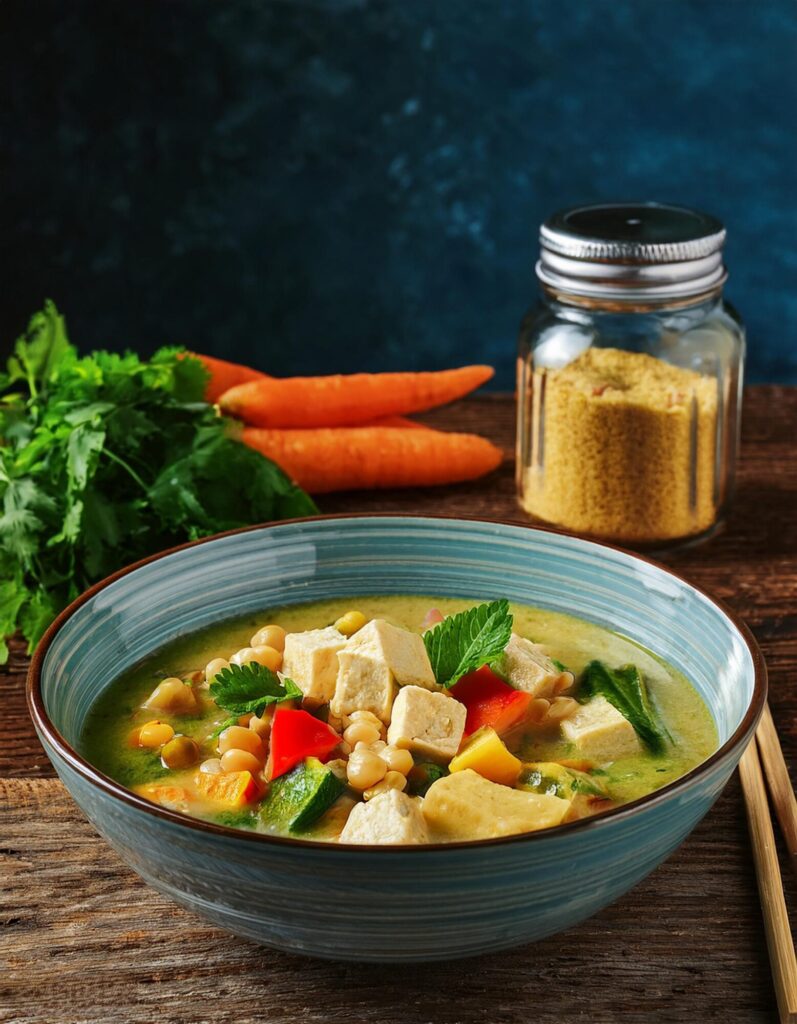 Thai Green Curry vegan Soup