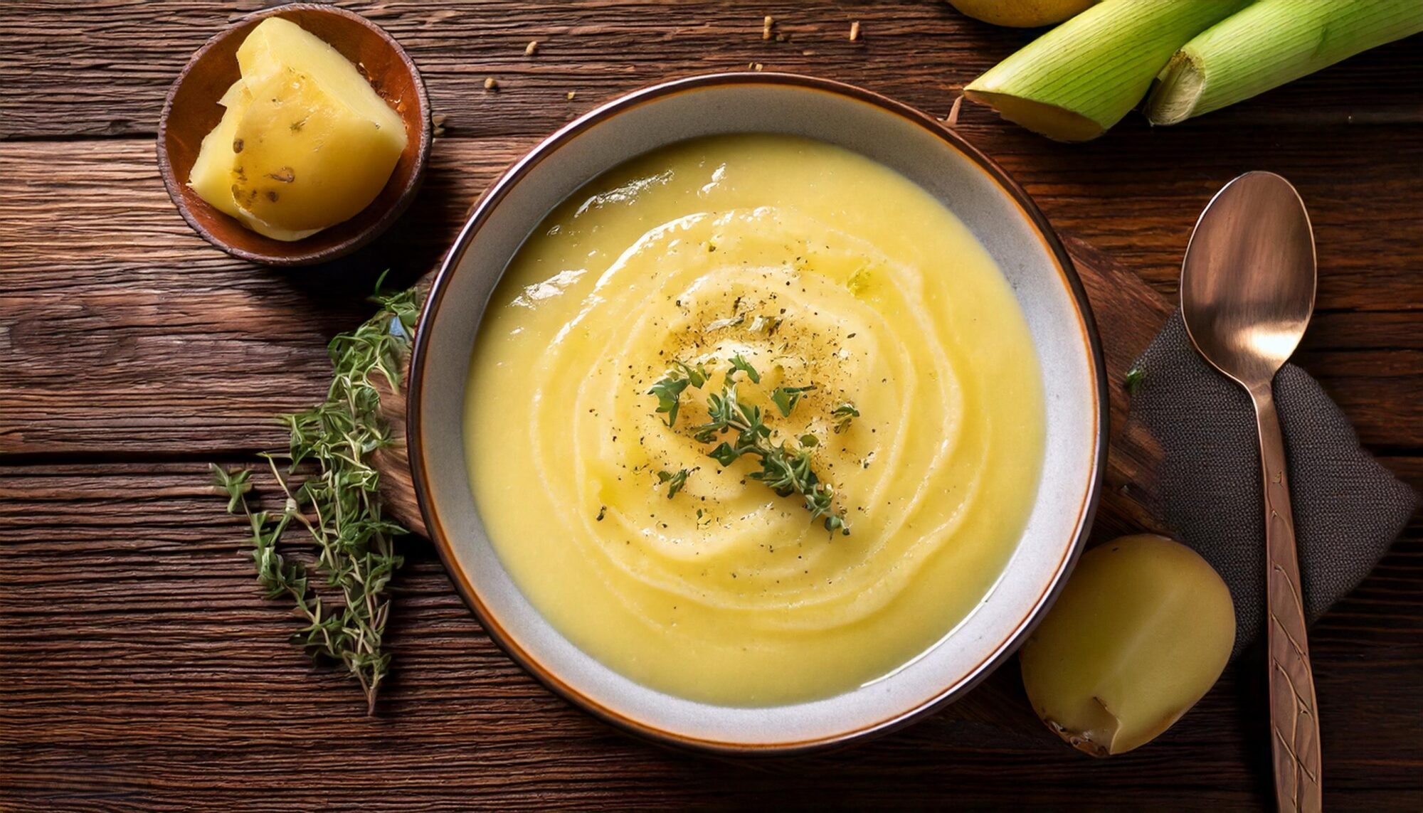 Vegan Potato Leek Soup