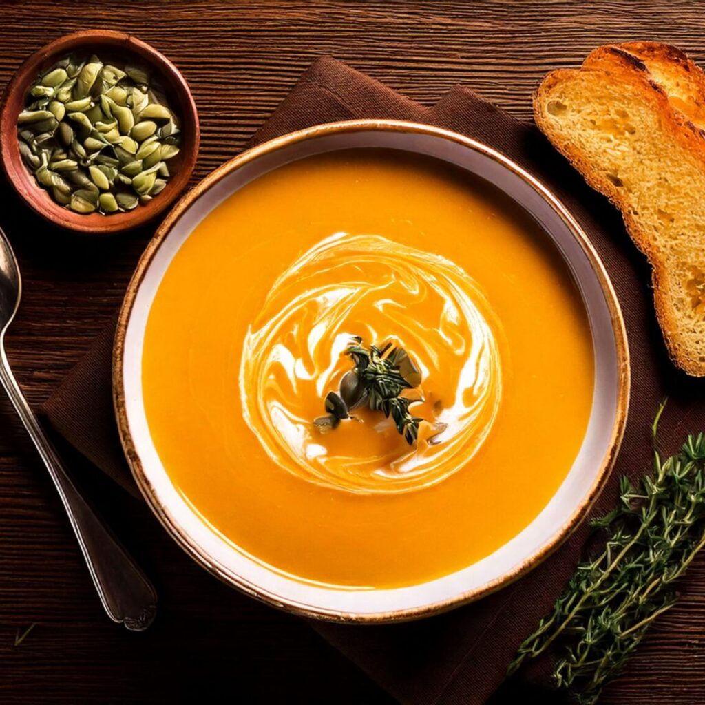 roasted butternut squash soup