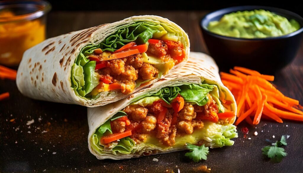 Buffalo Chickpeas Wrap