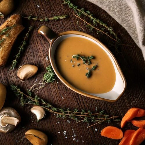 Creamy Vegan Mushroom Gravy Recipe